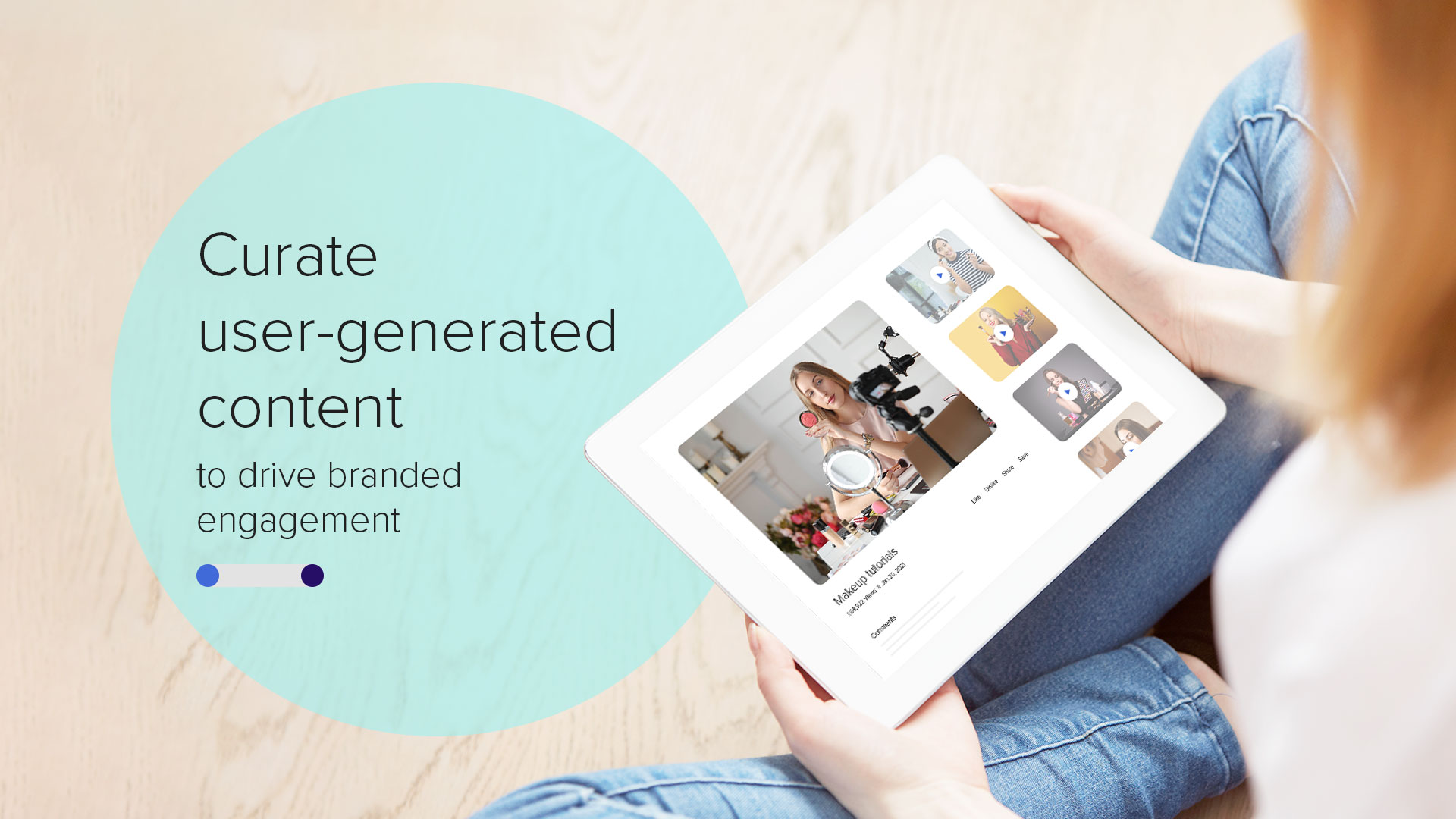 Curated user generated content