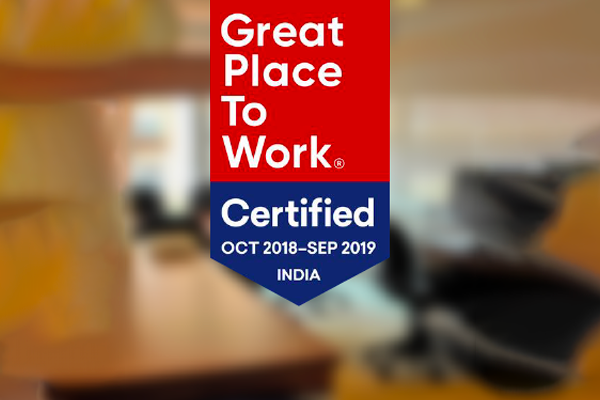 Srijan is now a certified GREAT PLACE TO WORK®