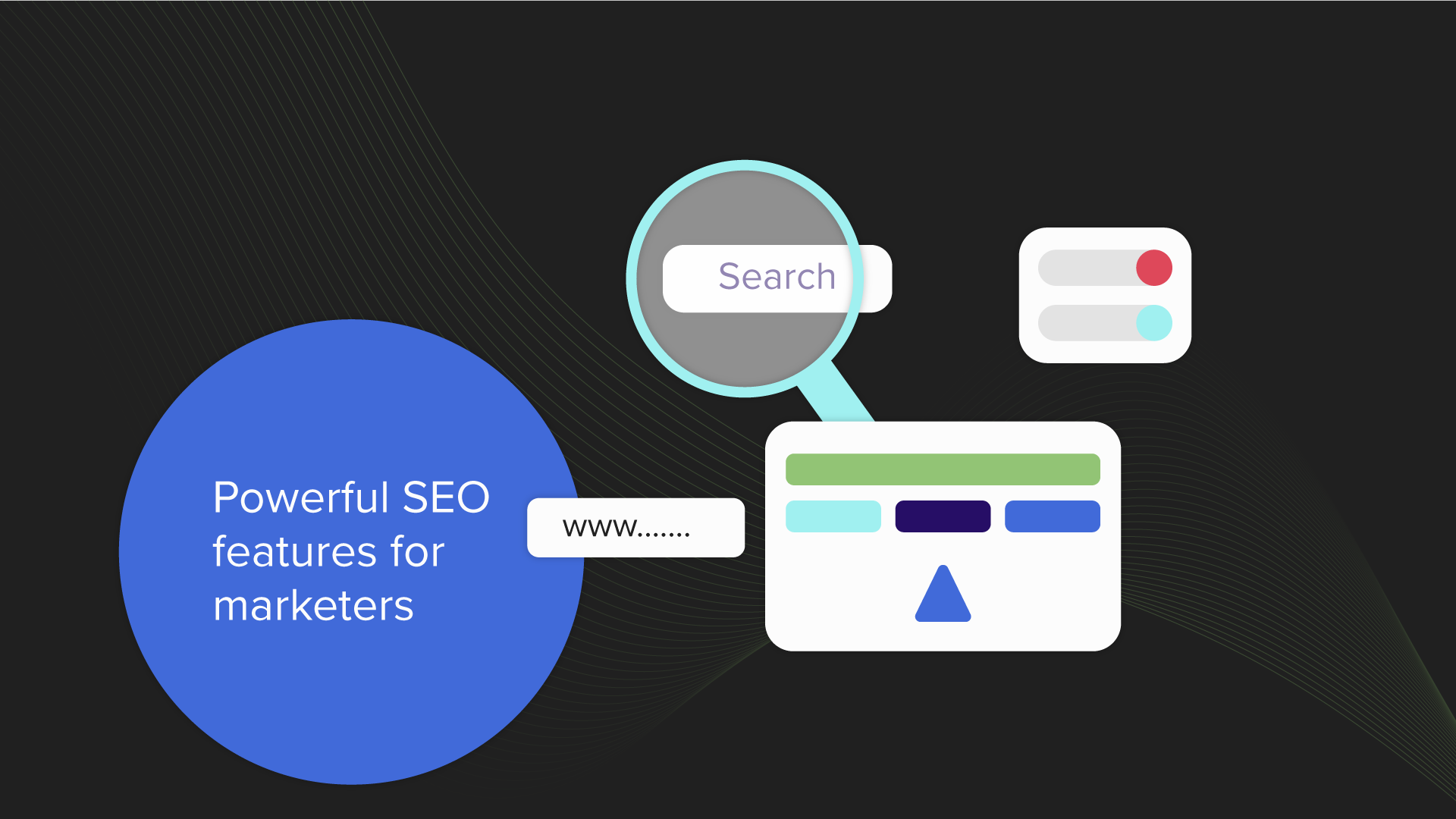 Powerful SEO features for marketers