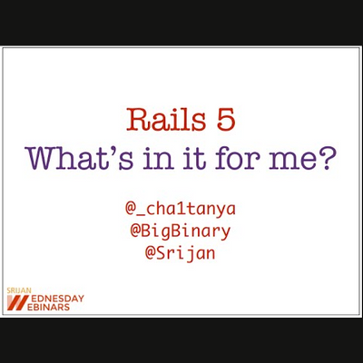 Rails 5 Tutorial
